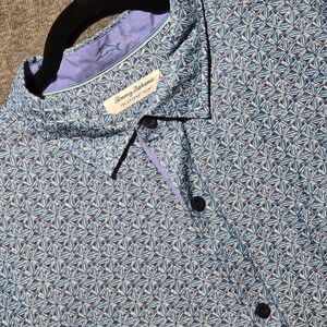 Tommy Bahama BT Men's Size 2XL Blue Note Beachcomber Coconut Point Shirt $128